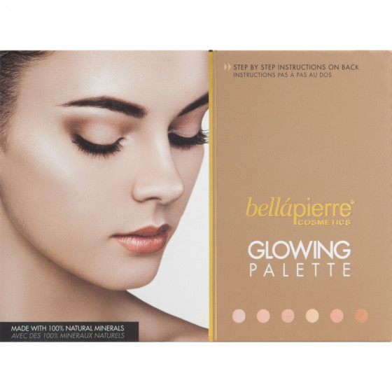 Bellapierre Glowing Palette - Палітра з ефектом сяйва шкіри - 1