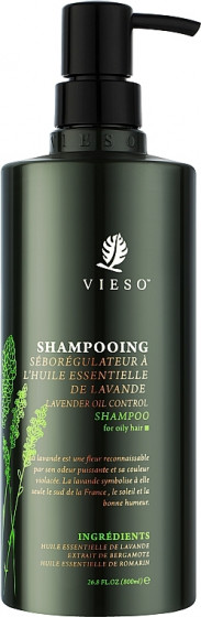 Vieso Lavender Oil Control Shampoo - Шампунь з лавандою для контролю виділення шкірного секрету