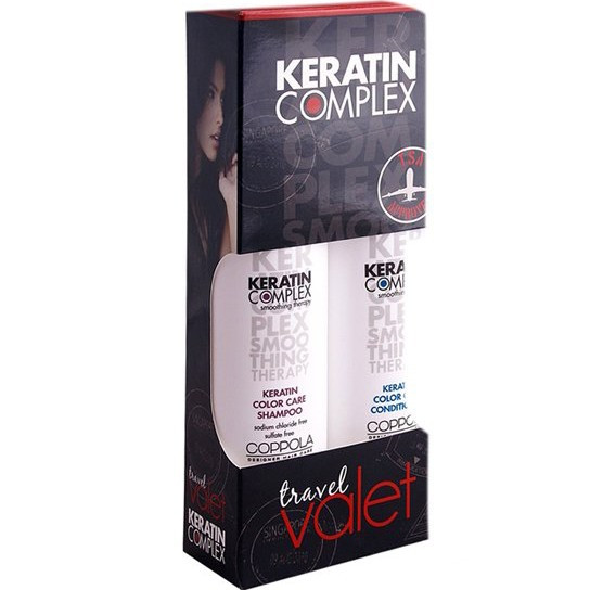 Keratin Complex Color Care Travel Valet - Дорожний набір для фарбованого волосся