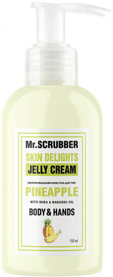 Mr.Scrubber Skin Delights Body&Hands Jelly Cream "Pineapple" - Крем-гель для тіла та рук