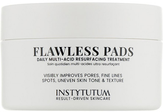 Instytutum Flawless Pads - Зволожуючі подушечки з кислотами для глибокого оновлення шкіри