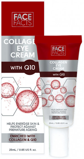 Face Facts Collagen Eye Cream With Q10 - Крем для шкіри навколо очей з колагеном та коензимом Q10