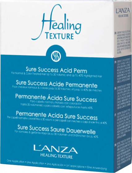 L'anza Healing Texture Sure Success Acid Perm - Набір для хімічної завивки волосся - 1