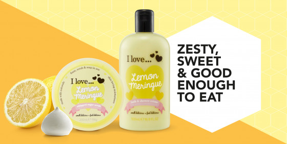 I Love Lemon Meringue Bath & Shower Creme - Крем для ванни і душу "Лимонне безе" - 3