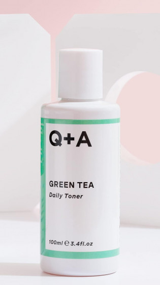 Q+A Green Tea Daily Toner - Заспокійливий тонер для обличчя із зеленим чаєм - 6