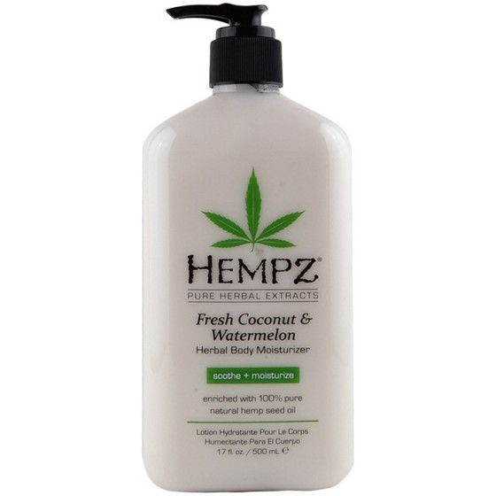 Hempz Fresh Coconut & Watermelon Herbal Body Moisturizer - Рослинний освіжаючий лосьйон для тіла Кокос і Кавун