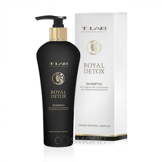 T-LAB Professional Royal Detox Shampoo - Шампунь для королівської гладкості і абсолютної детоксикації - 1