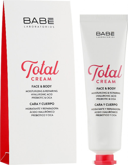 Babe Laboratorios Total Cream Face & Body - Універсальний мультифункціональний крем для обличчя та тіла - 1