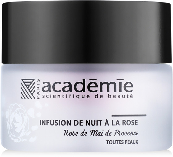 Academie Infusion de nuit a la rose - Нічний відновлюючий крем Рожева інфузія