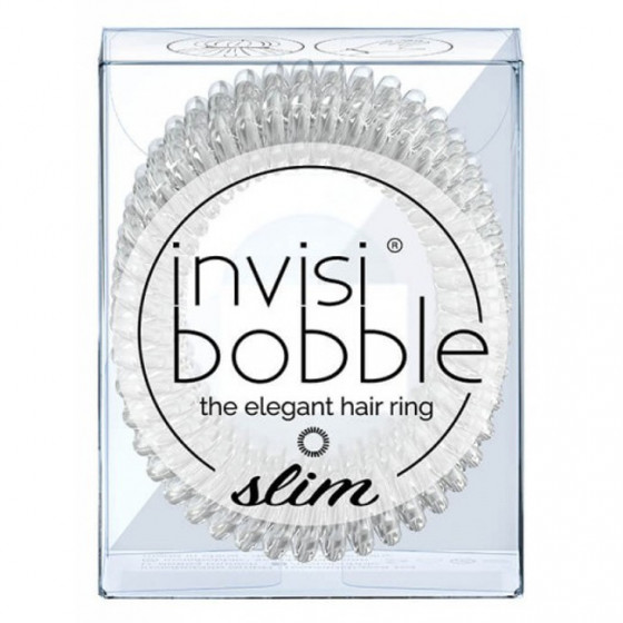 Invisibobble Slim Crystal Clear - Гумки для Волосся