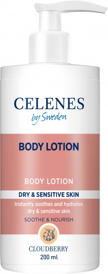 Celenes Cloudberry Body Lotion - Лосьйон для тіла з морошкою для сухої та чутливої ​​шкіри