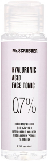 Mr.Scrubber Hyaluronic Acid Face Tonic 0.7% - Тонік для обличчя з гіалуроновою кислотою