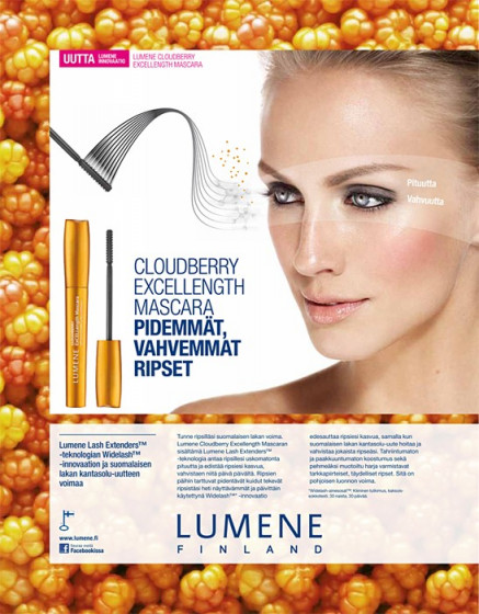 Lumene Cloudberry Excellength Mascara - Туш об'ємна з морошкою - 2