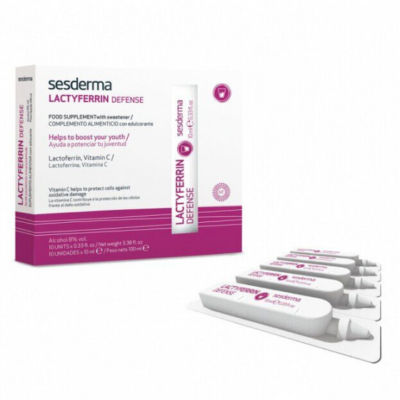 Sesderma Lactyferrin Ampoules Food Supplement Drinkable - Питна добавка