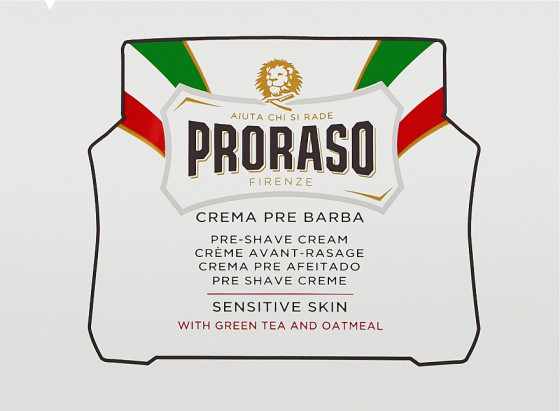 Proraso White Line Pre-Shaving Anti-Irritation Cream - Крем для чутливої ​​шкіри перед голінням - 1