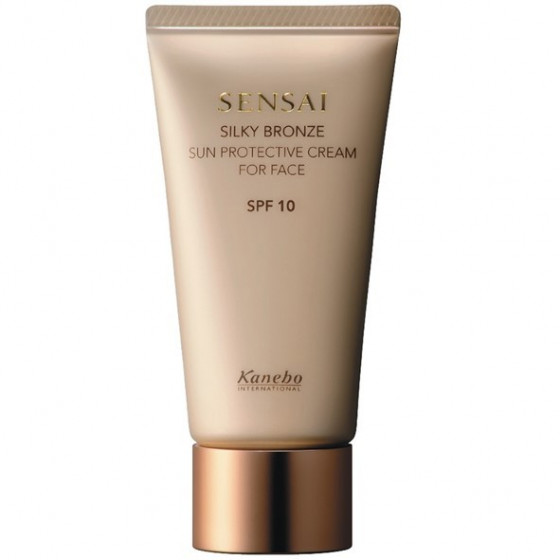 Kanebo Sensai Silky Bronze Sun Protective Cream For Face - Сонцезахисний крем для обличчя SPF10