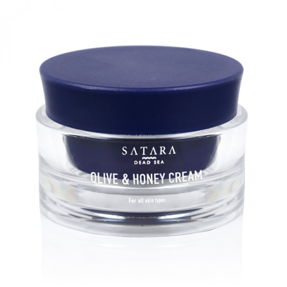 Satara Dead Sea Cream with Olive&Honey - Інтенсивний зволожуючий крем з олією оливи і медом