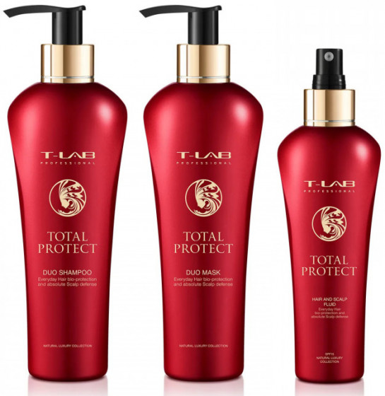 T-LAB Professional Total Protect Ritual Set - Подарунковий набір - 1