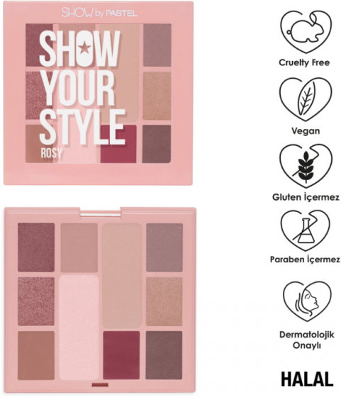 Pastel Show Your Style Eyeshadow Palette - Палетка тіней для повік - 2