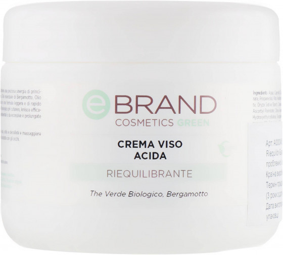 Ebrand Crema Acida Riequilibr - Балансуючий, зволожуючий крем для проблемної шкіри