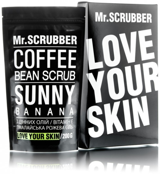 Mr.Scrubber Sunny Banana Coffee Bean Scrub - Кавовий скраб для тіла