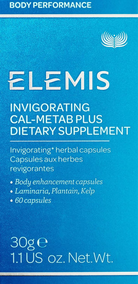 Elemis Invigorating Cal-Metab Plus Body Enhancement Capsules - Енергізуючі трав'яні капсули для схуднення - 1