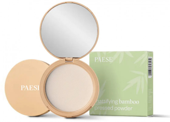 Paese Bamboo Pressed Powder - Компактна матуюча бамбукова пудра