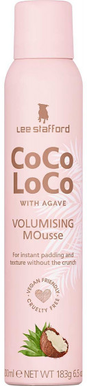 Lee Stafford Coco Loco With Agave Coconut Mousse - Фіксуюча пінка для волосся