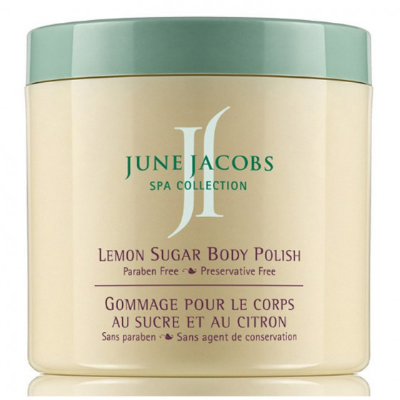 June Jacobs Bath & Body Lemon Sugar Body Polish - Цукрово-лимонний скраб для тіла