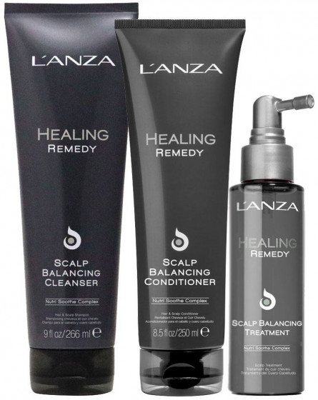 L'anza Healing Remedy Holiday Trio Box - Подарунковий набір для волосся і шкіри голови - 1
