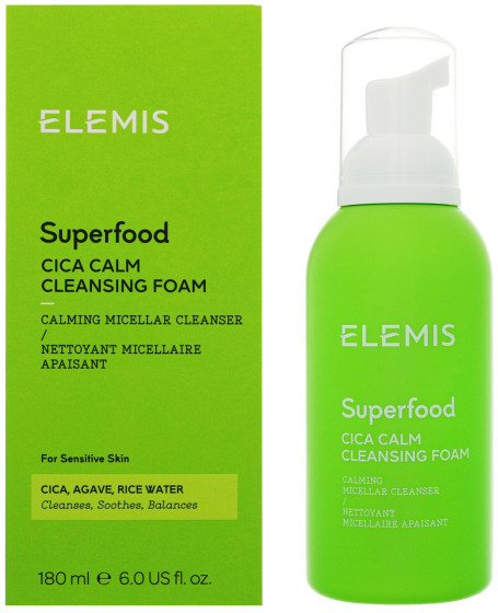 Elemis Superfood Сica Calm Cleansing Foam - Пінка-очищувач з екстрактом центелли азіатської - 2