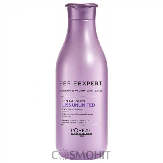 L’Oreal Professionnel Liss Unlimited Conditioner 200 мл - Розгладжуючий кондиціонер для сухого і неслухняного волосся