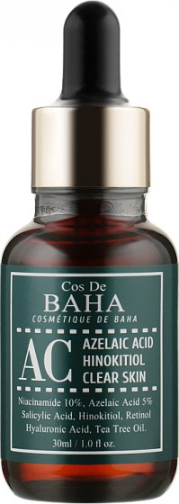 Cos De BAHA Acne Treatment Serum - Інтенсивна сироватка для обличчя проти акне