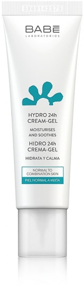 Babe Laboratorios Facial Line Hydro 24h Cream - Крем-гель "24 години зволоження та пом'якшення"