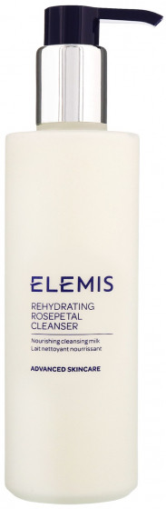 Elemis Advanced Skincare Rehydrating Rosepetal Cleanser - Очищуюче зволожуюче молочко "Пелюстки троянди"