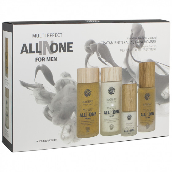 Naobay Ecocert All In One Men Pack - Набір для обличчя