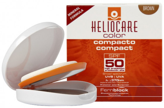 Cantabria Heliocare Color Mineral Compact SPF50 Sunscreen - Сонцезахисна компактна пудра