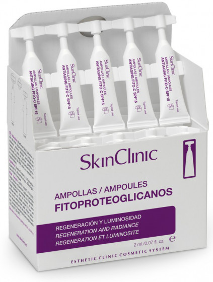 SkinClinic Fitoproteoglicanos Ampoules - Сироватка "Концентрат краси" для оновлення та сяйва шкіри - 2