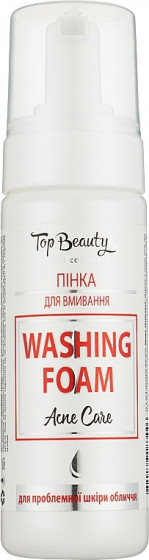 Top Beauty Acne Care Washing Foam - Пінка для вмивання анти-акне з дозатором