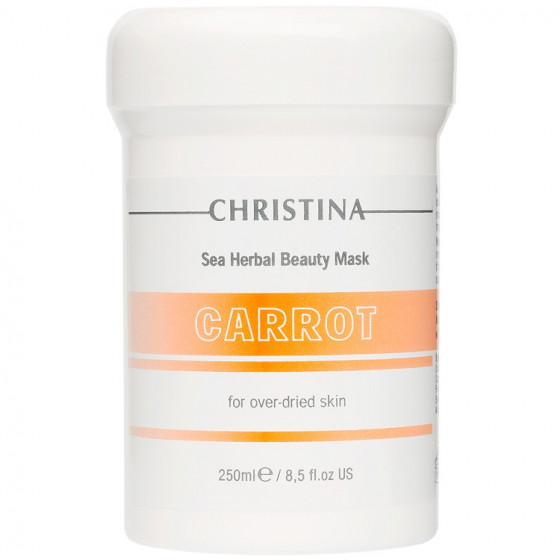 Christina Sea Herbal Beauty Mask Carrot For Over-Dried Skin - Маска краси на основі морських трав для пересушеної шкіри "Морква"