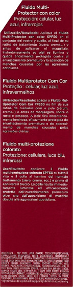 Cinq Mondes Tinted Multi-Protective Fluid SPF50 - Захисний крем для обличчя з відтінком - 2