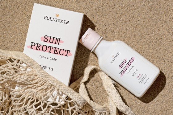 Hollyskin Sun Protect Face & Body Sun Cream SPF30 - Сонцезахисний крем для обличчя та тіла - 3