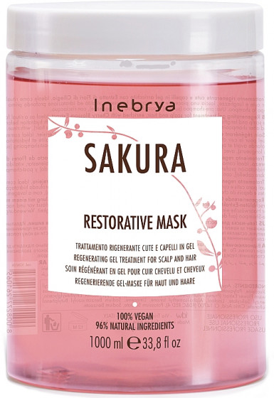 Inebrya Sakura Restorative Mask - Гелева відновлююча маска для волосся