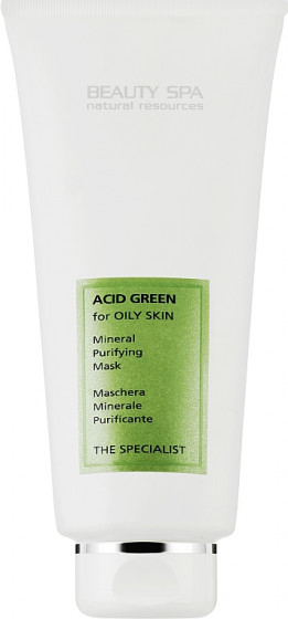 Beauty Spa Acid Green Mask - Лікувальна маска для жирної та проблемної шкіри обличчя