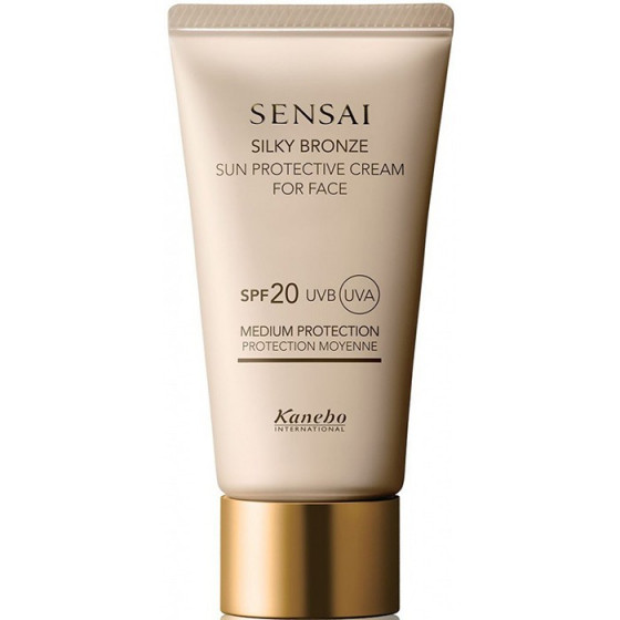 Kanebo Sensai Silky Bronze Sun Protective Cream For Face - Сонцезахисний крем для обличчя SPF20