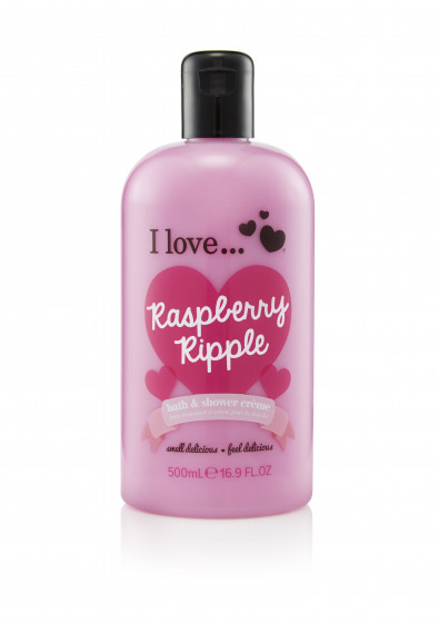 I Love Raspberry Ripple Bath & Shower Creme - Крем для ванни і душу "Малина"