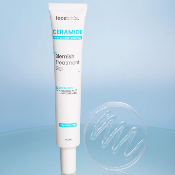 Face Facts Ceramide Skin Barrier Complex Blemish Treatment Gel - Гель з керамідами для зменшення запалень на шкірі обличчя - 1