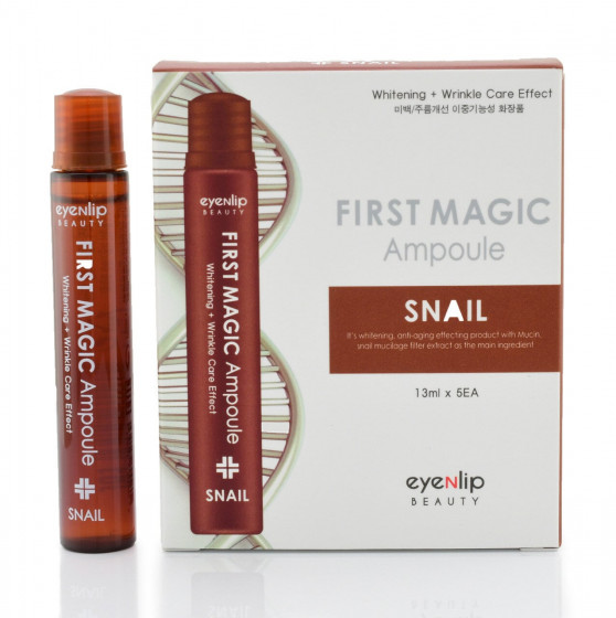 Eyenlip First Magic Ampoule Snail - Ампули для обличчя з екстрактом равликового слизу - 2