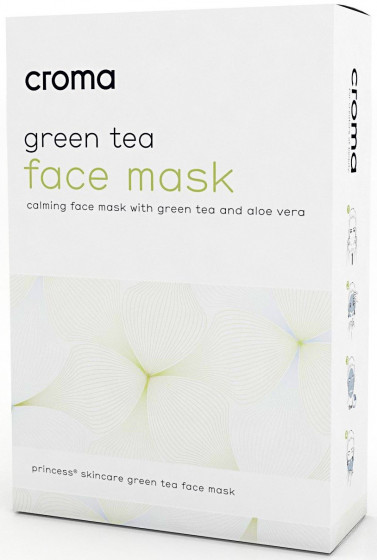 Croma Face Mask with Green Tea - Маска для обличчя з екстрактом зеленого чаю