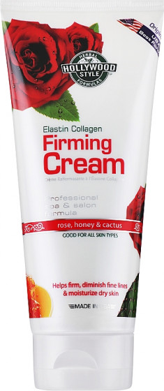 Hollywood Style Elastin Collagen Firming Cream - Крем для обличчя з колагеном та еластином